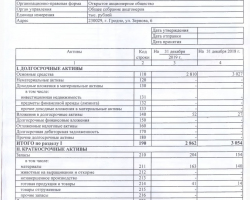 Бухгалтерский баланс за 2019 год-1